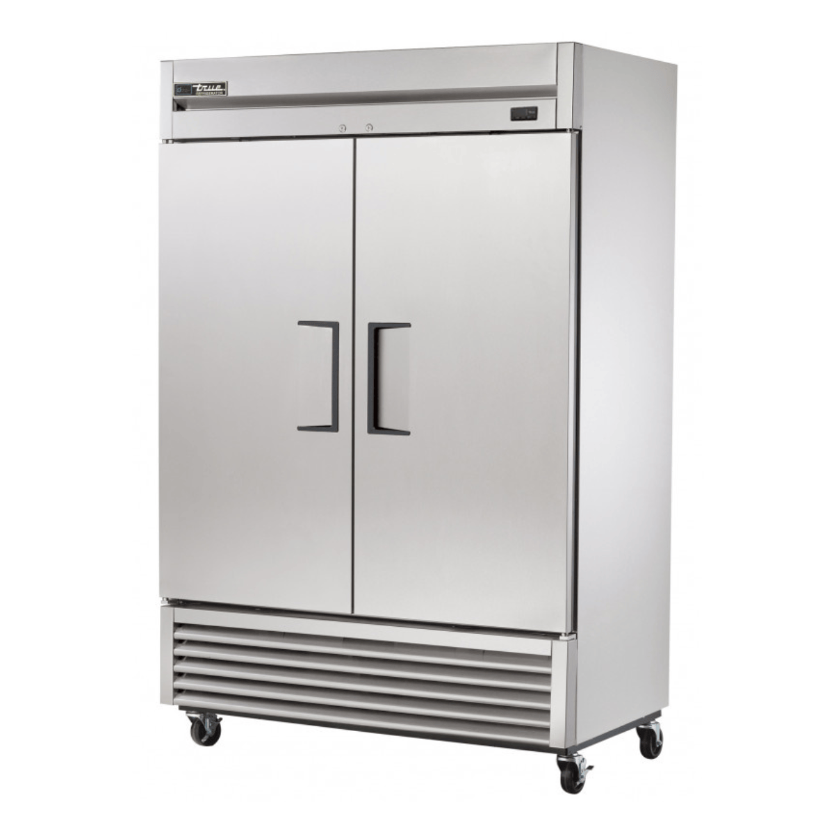 Refrigerador Vertical de 2 Puertas de Acero Inoxidable